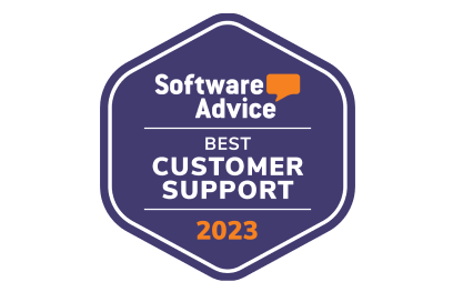 Software Advice Best Customer Support badge.