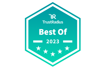 Trust Radius Best Of badge.